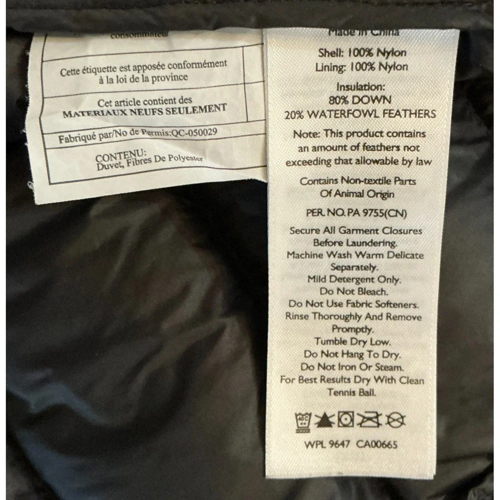 Eddie Bauer EB650 Down Puffer Vest 2XL‎ Black Gorpcore Minimalist Winter Layer